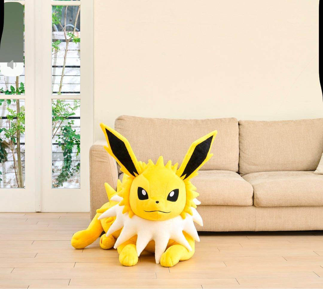 ポケモンセンター限定品 オリジナル　等身大サンダース ぬいぐるみ　新品未開封品