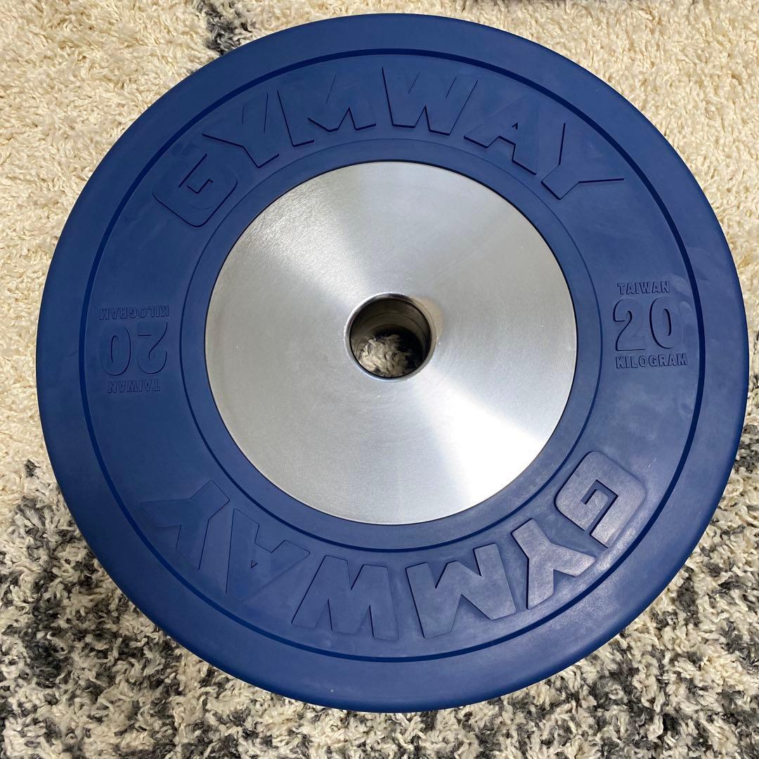 tmkom693 GYMWAYジムウェイ＊バンパープレート20kg＊②