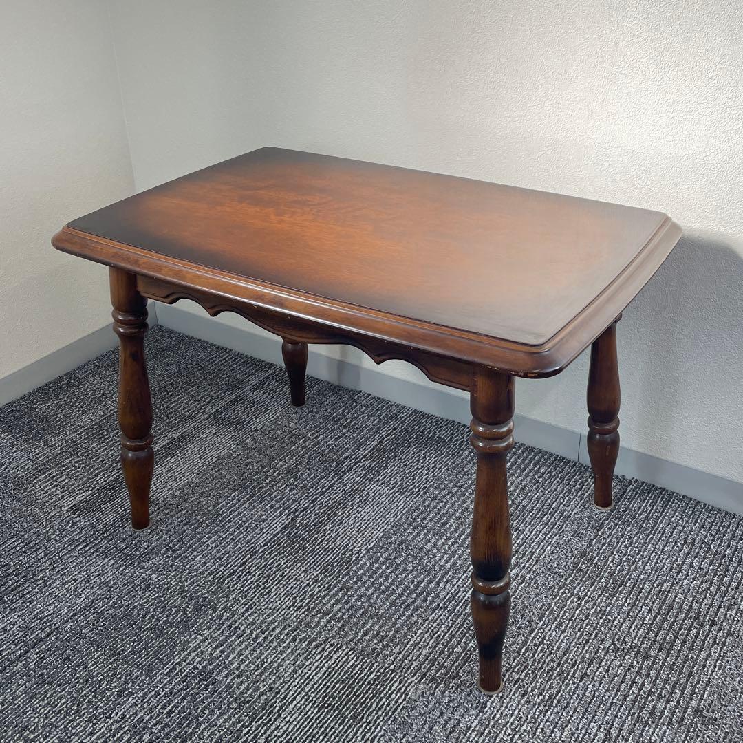 ♪【送料込み】カリモク コロニアル ローテーブル 天然木 karimoku 家具