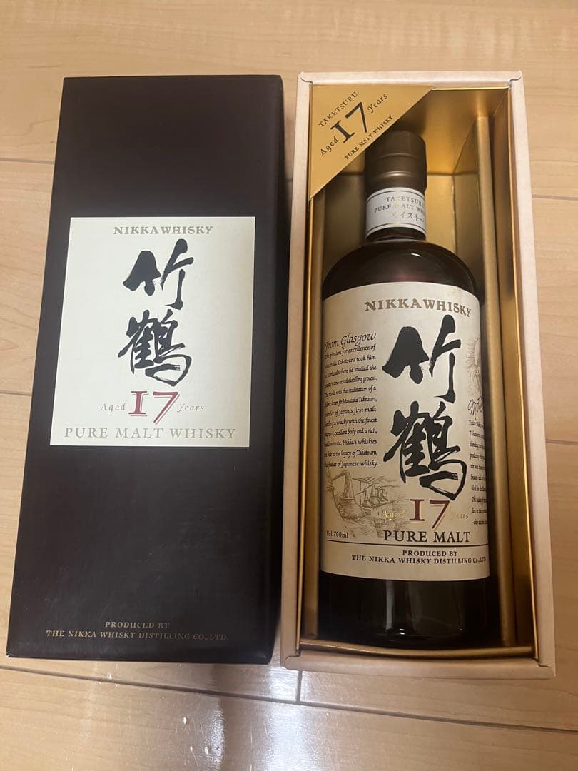 【未開栓】NIKKA 竹鶴 17年 ピュアモルト 700ml 43% ウイスキー
