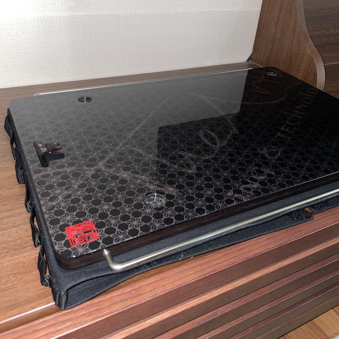 床上手　炭カラーヌルテカ　保護バッグ付き