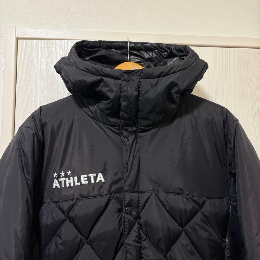 美品　ATHLETA ベンチコート　ナイロンパーカー　ナイロンジャケット　中綿入