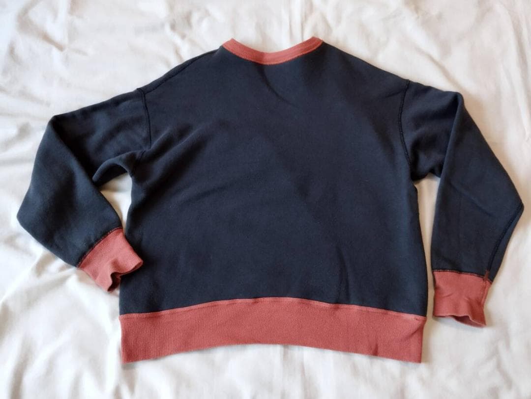 ウエアハウス Heller's Cafe ３０’ｓ　スミクロＸサーモンスウェット