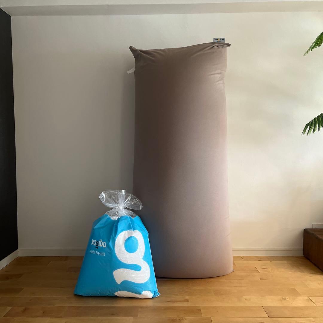 【シュウ】Yogibo Max ビーズクッション ライトグレー