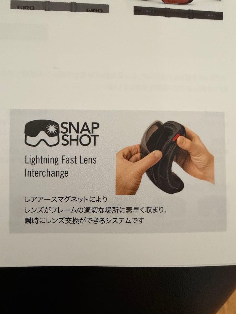 Giro ゴーグル CONTACT スペアレンズ付