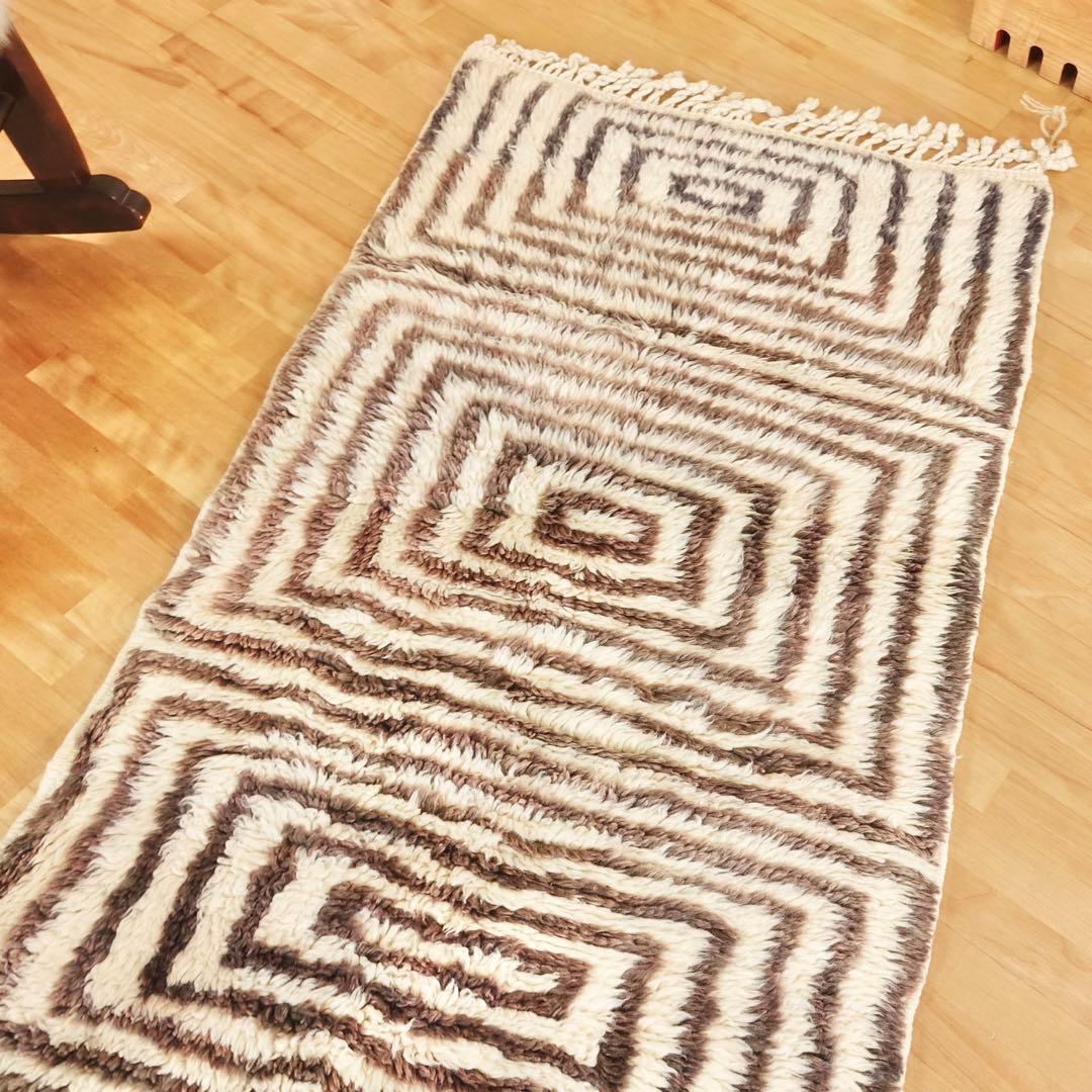 新品【モロッコベニワレンラグ】アフリカン