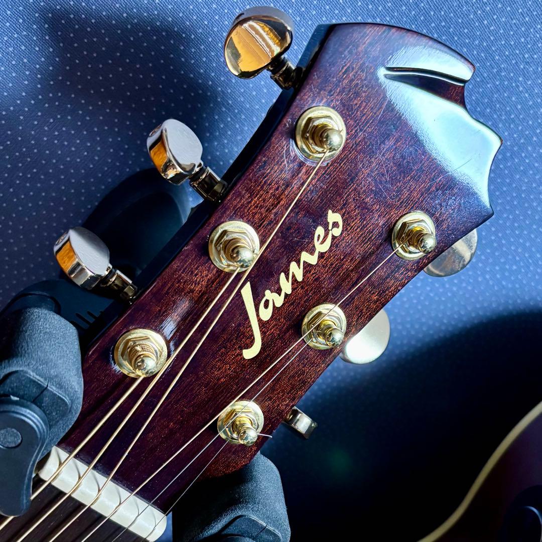 【美品エレアコ】James J500A/ova トップ単板　ソフトケース付き