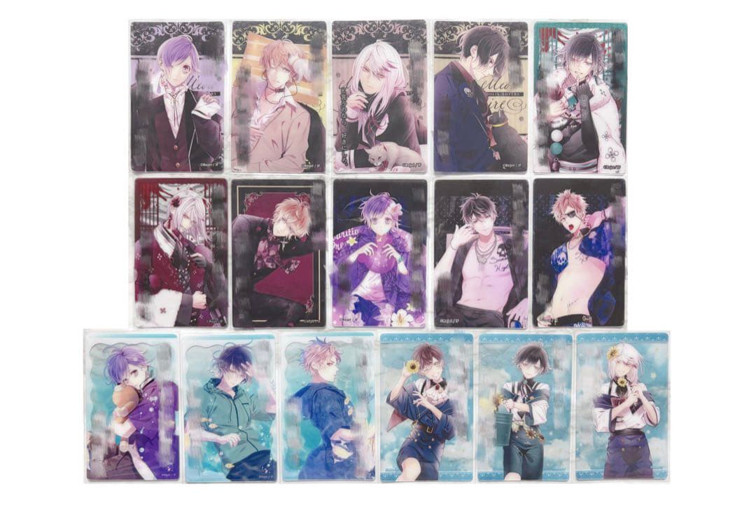 ディアラバ 受注限定 メッセージ入り缶バッジ99点/クリアカード79点