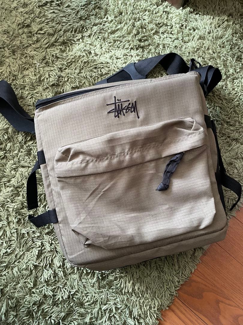 90’s old stussy レコードバッグ 紺タグ