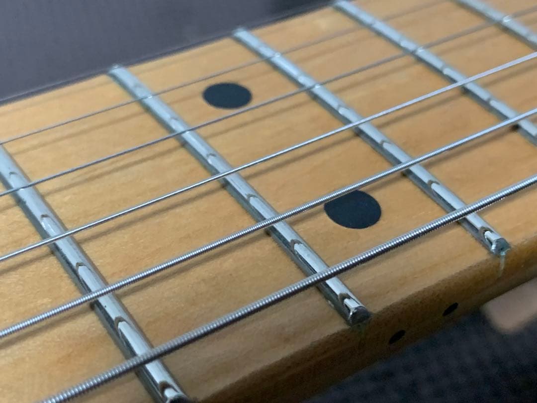 Juno ジュノ ST ストラトキャスター タイプ 黒 ブラック メイプル指板