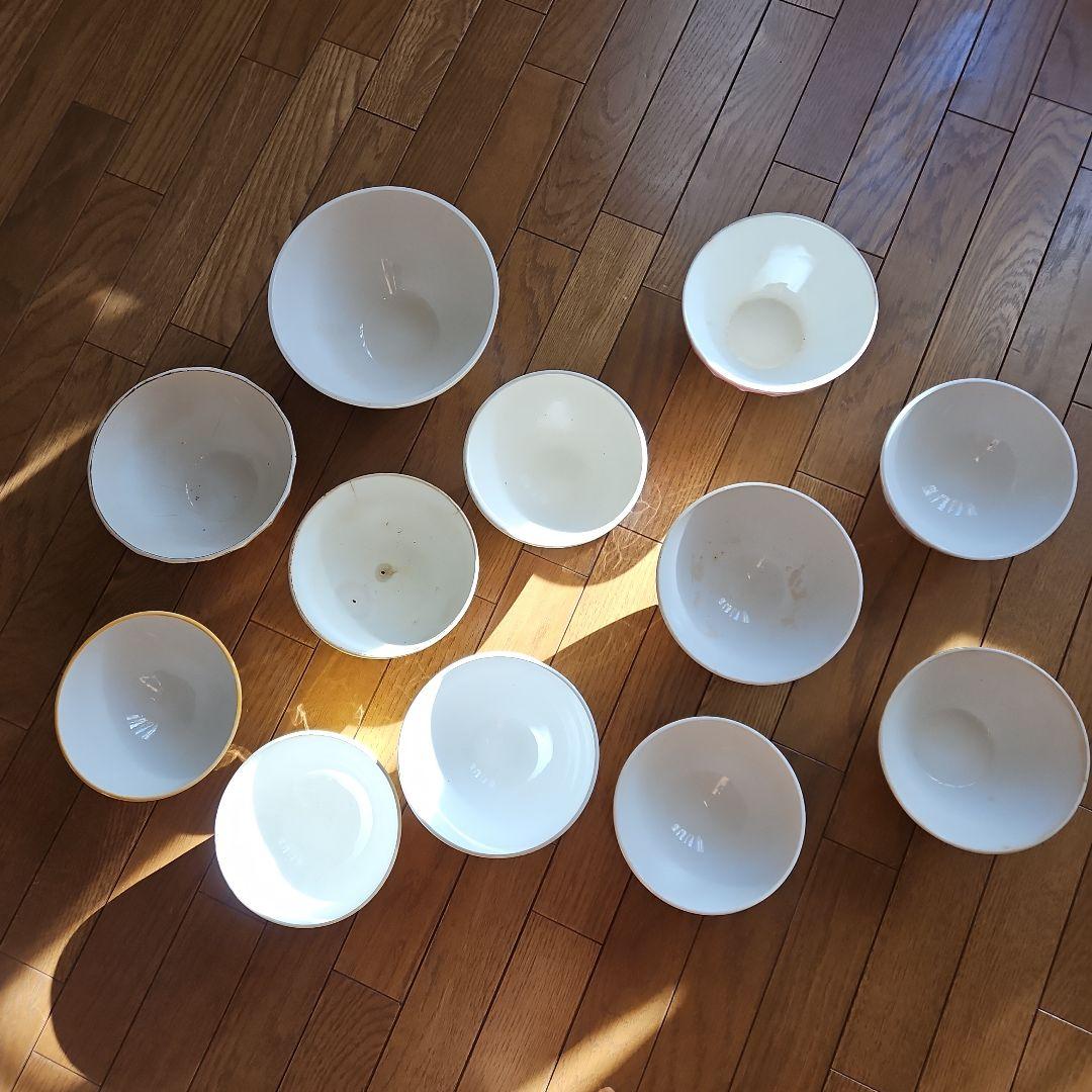 カフェオレボウル 12個セット フランス蚤の市