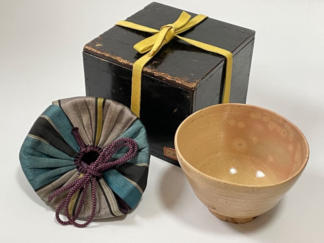 骨董　御本茶碗　抹茶碗　茶道具　古萩　萩焼　李朝　高麗　萩