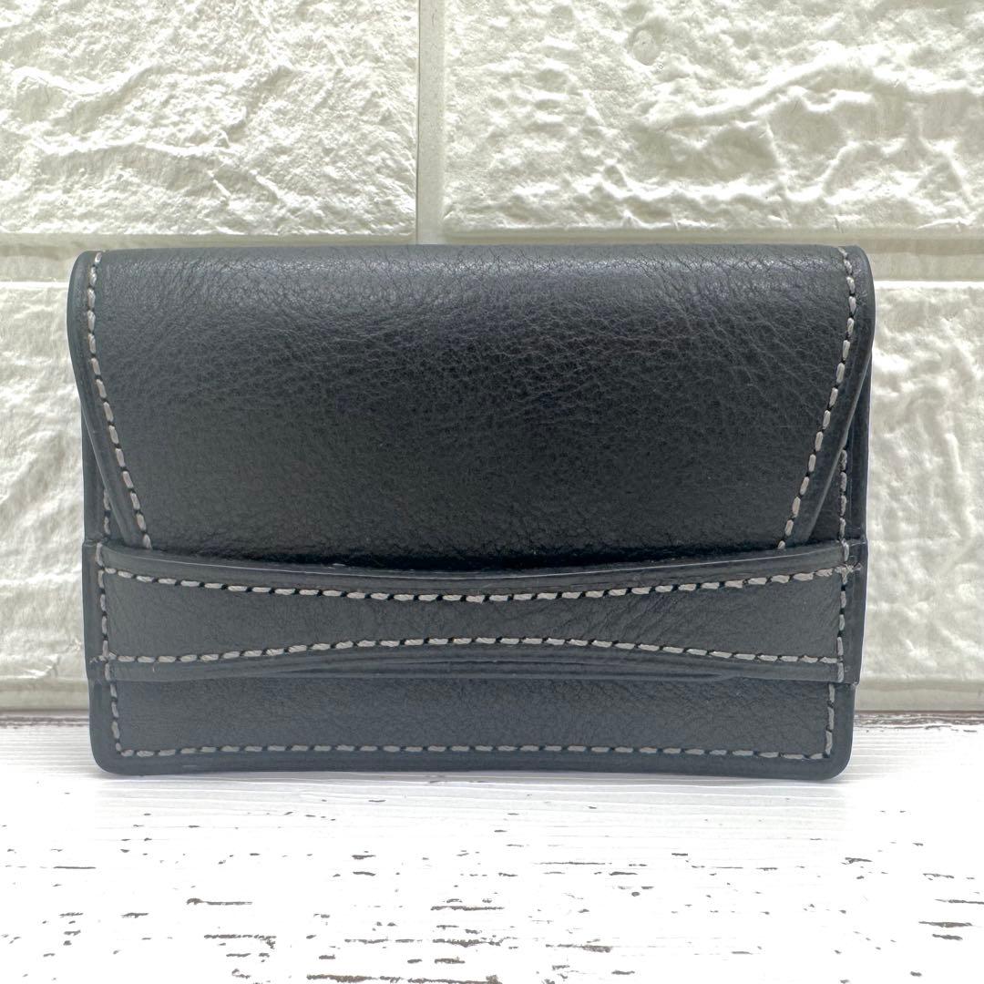 新品・未使用　土屋鞄　名刺入れ　ウルバーノ ベルトカードケース　ブラック