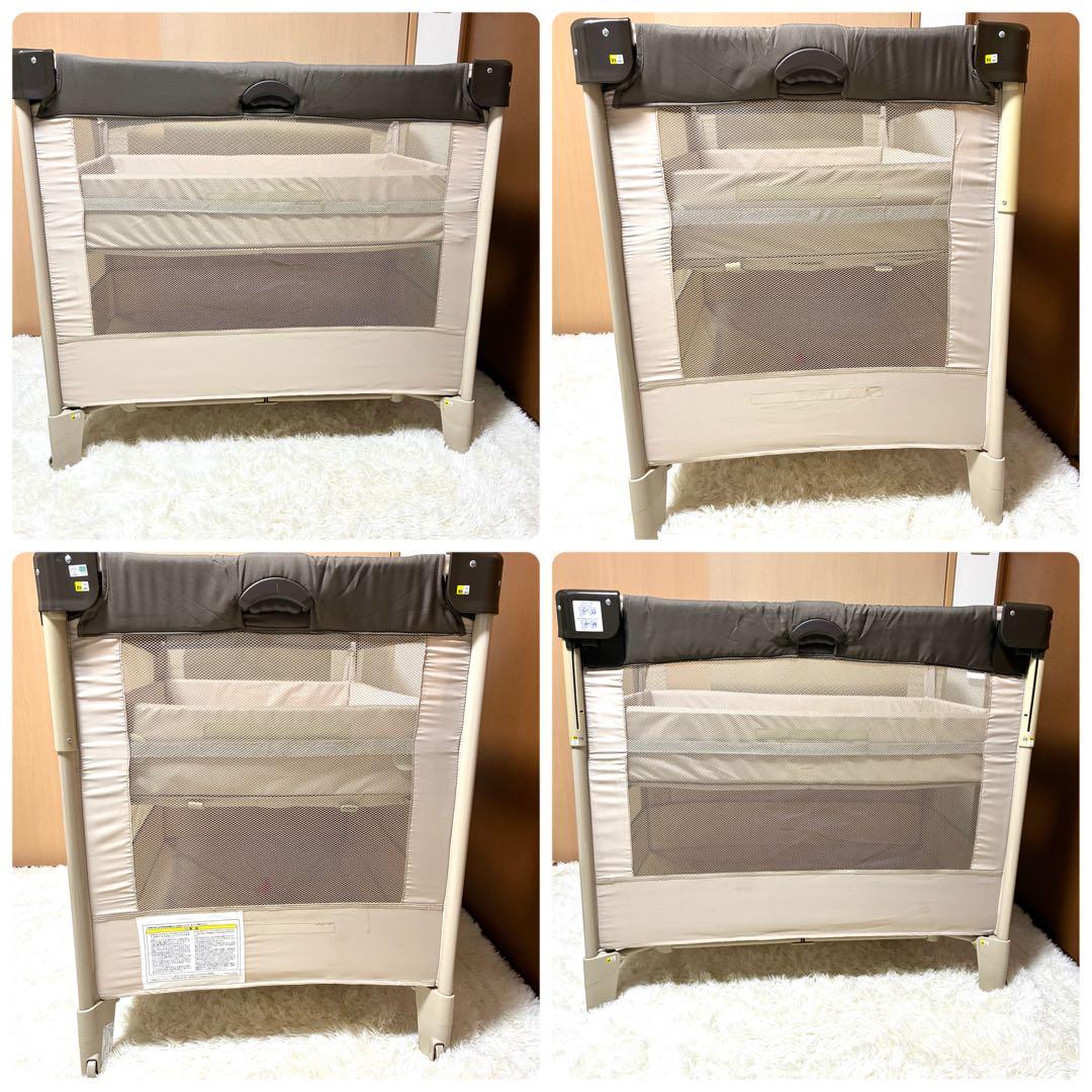 【極美品】Aprica アプリカ ココネル ベビーベッド 66041 説明書付き