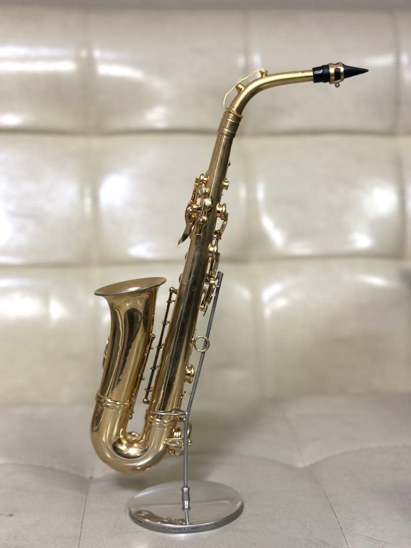 サンライズサウンドハウス ミニチュア楽器 アルトサックス 1/4 ゴールド