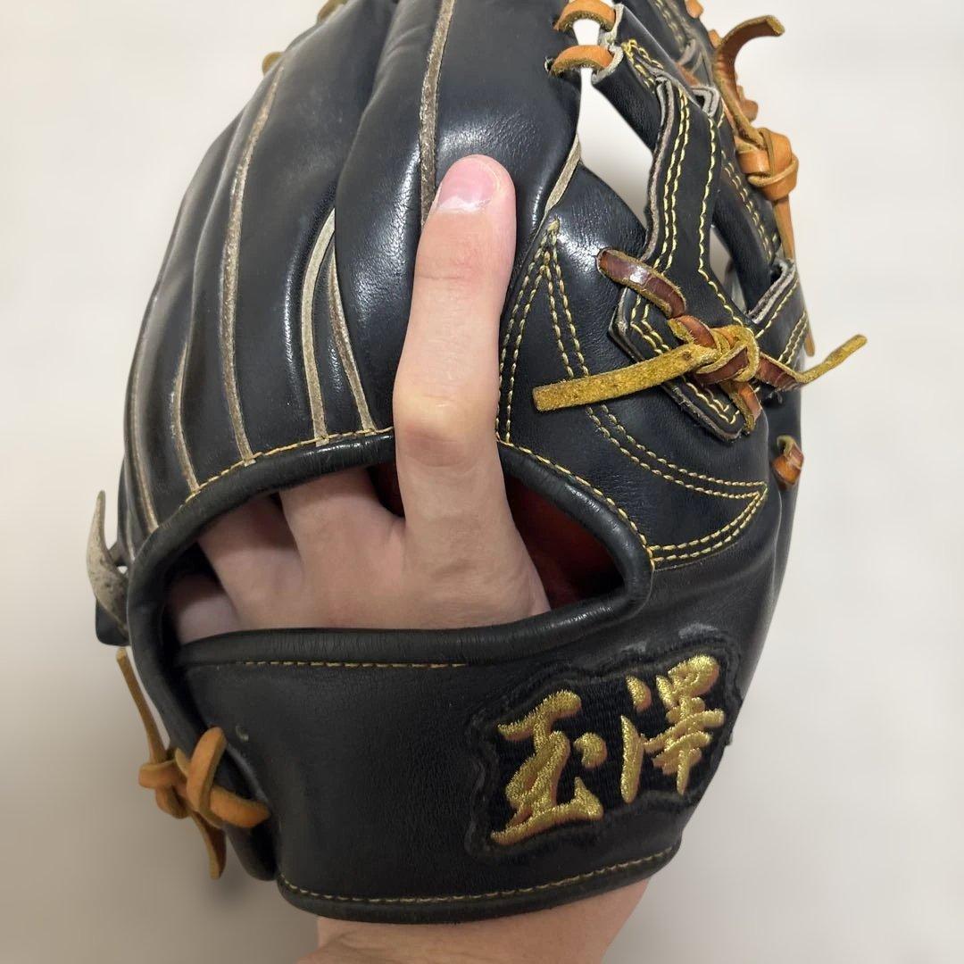 玉澤 硬式グローブ 右投げ用 黒