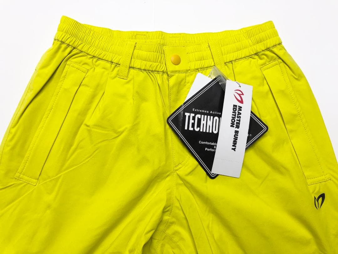 ○★新品未使用　マスターバニーエディション　ナイロンレインパンツ　0　イエロー