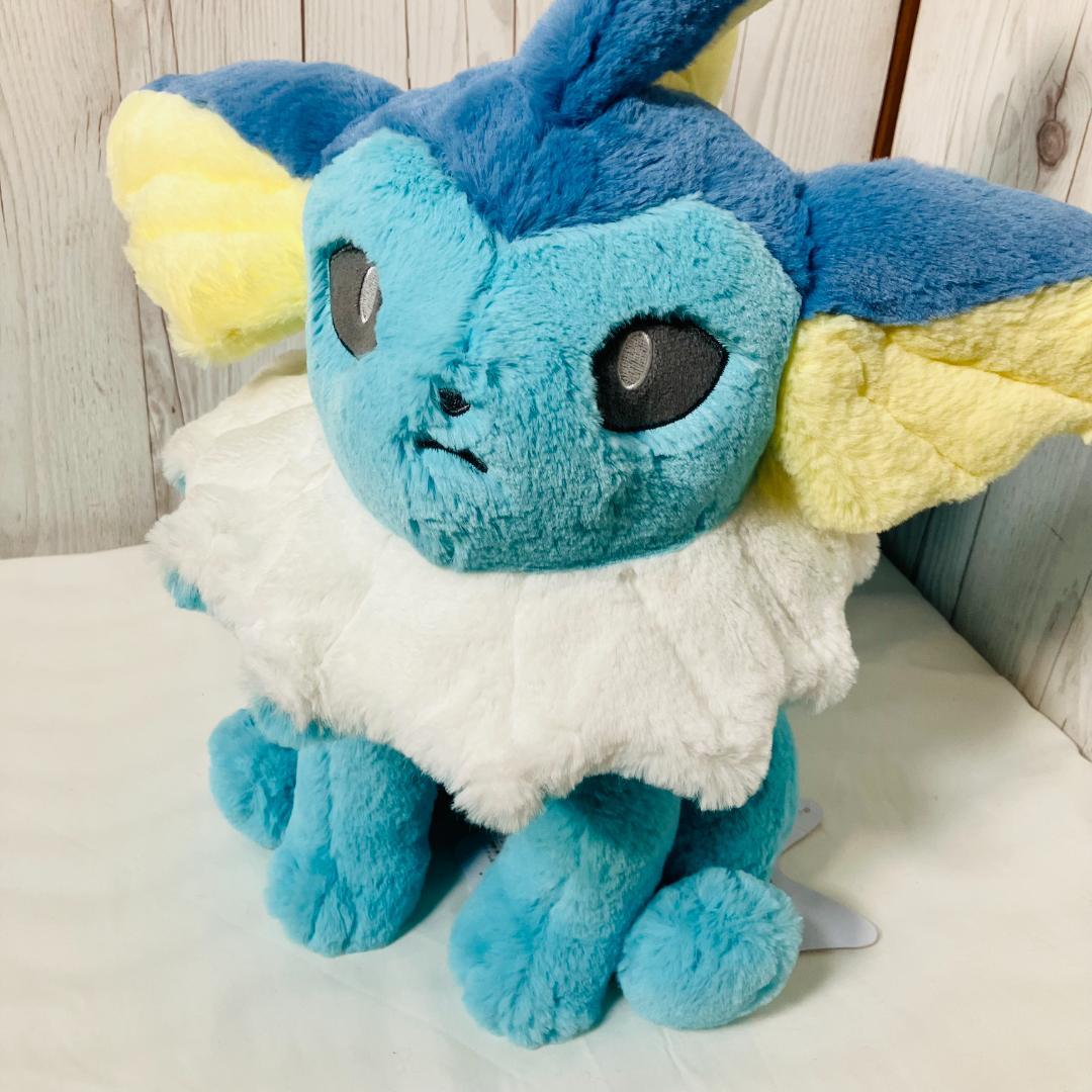 【新品タグ付き】ポケモンセンター ふわふわ抱きぬいぐるみ シャワーズ 美品 希少