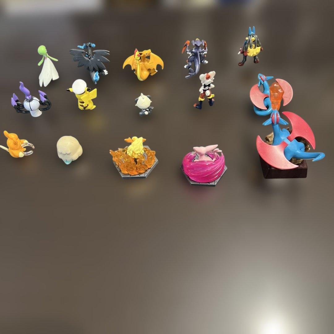 希少 メガシンカ多数！ポケモンフィギュア 15点セット エフェクト付き多数