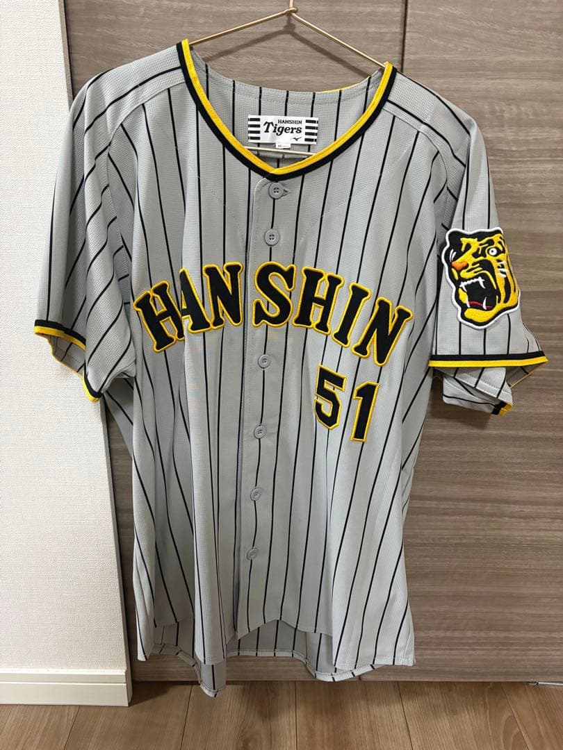 阪神タイガース　中野拓夢　ビジターユニフォーム　Mサイズ 51