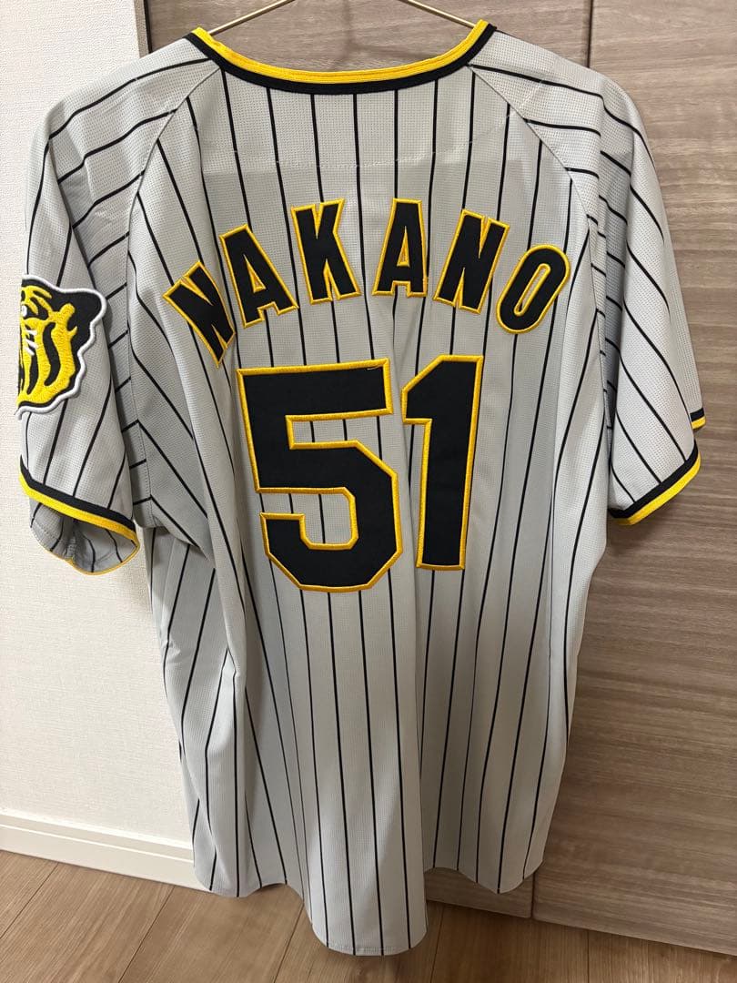 阪神タイガース　中野拓夢　ビジターユニフォーム　Mサイズ 51