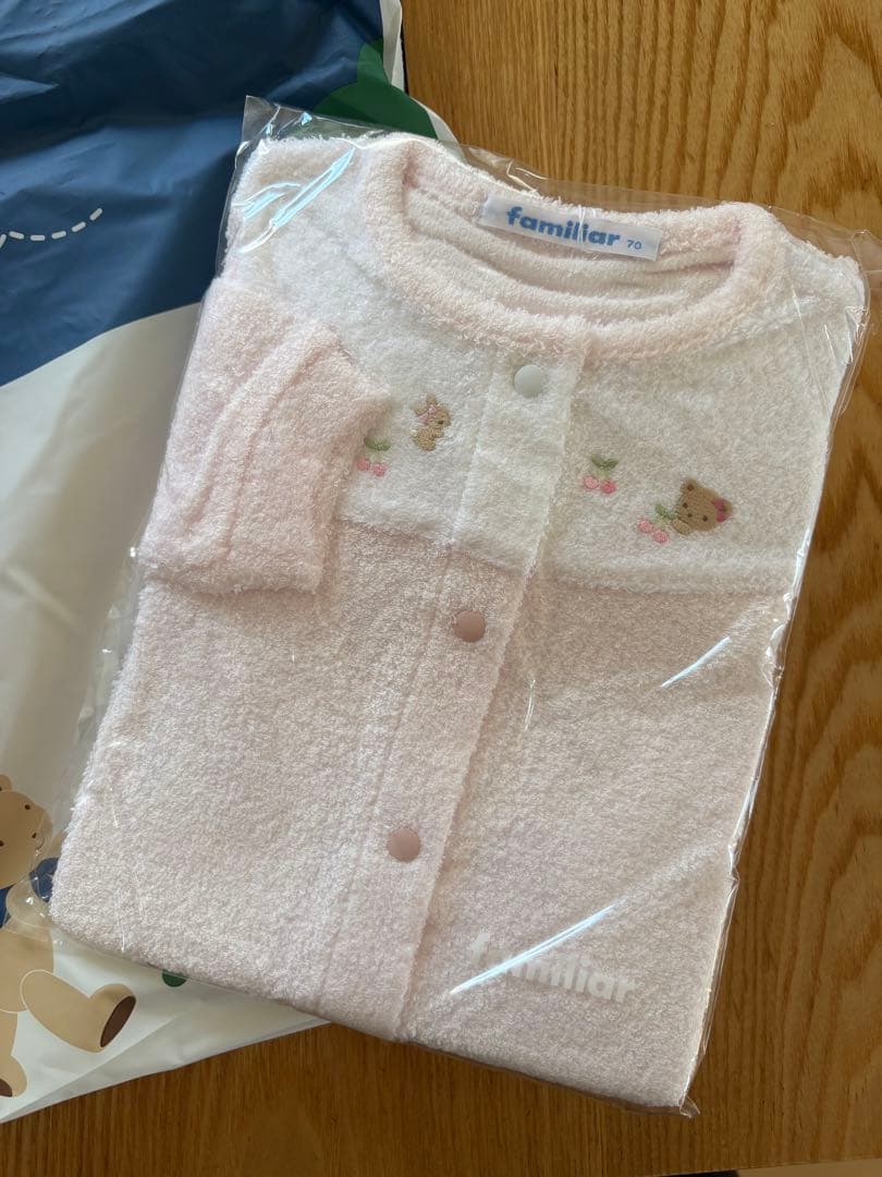 未開封　familiar 3点セット　70cm ピンク