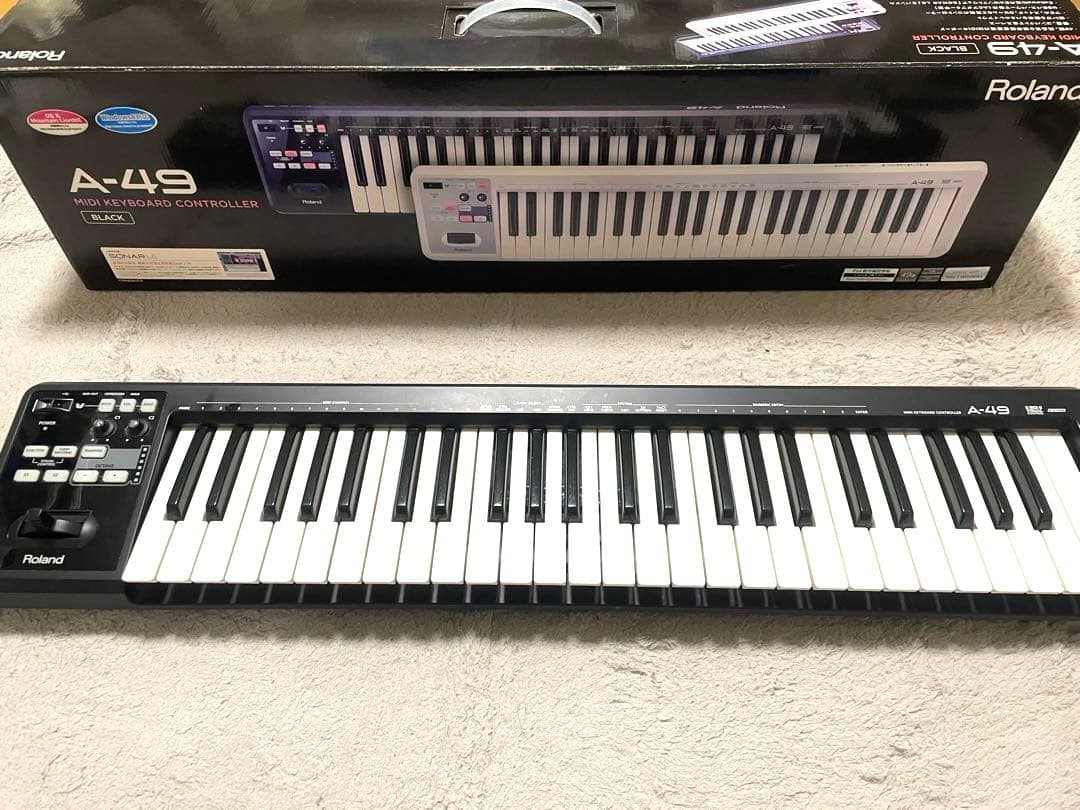 Roland A-49 black midiキーボード 49鍵