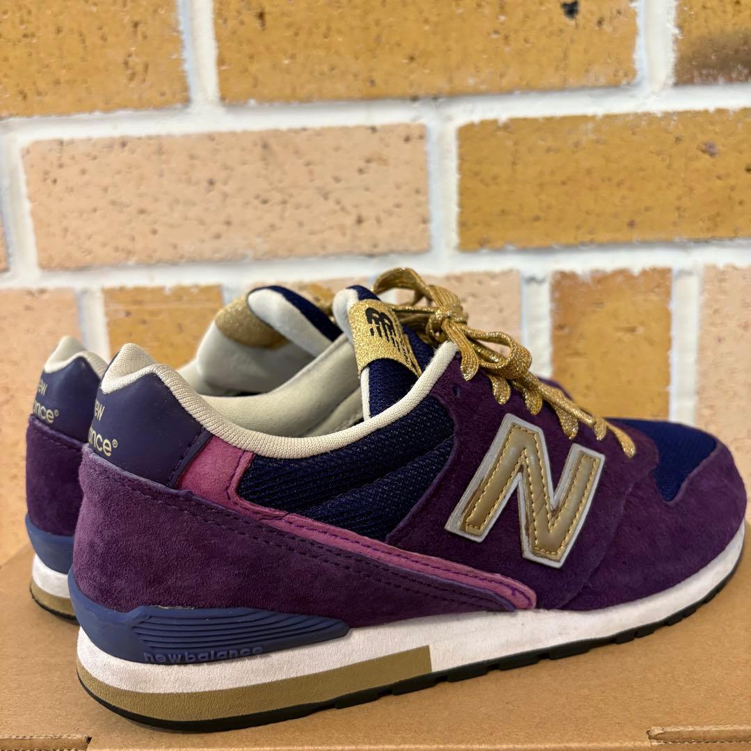 ニューバランス×デニム&ダンガリー 996 スニーカー 別注モデル 紫23.5