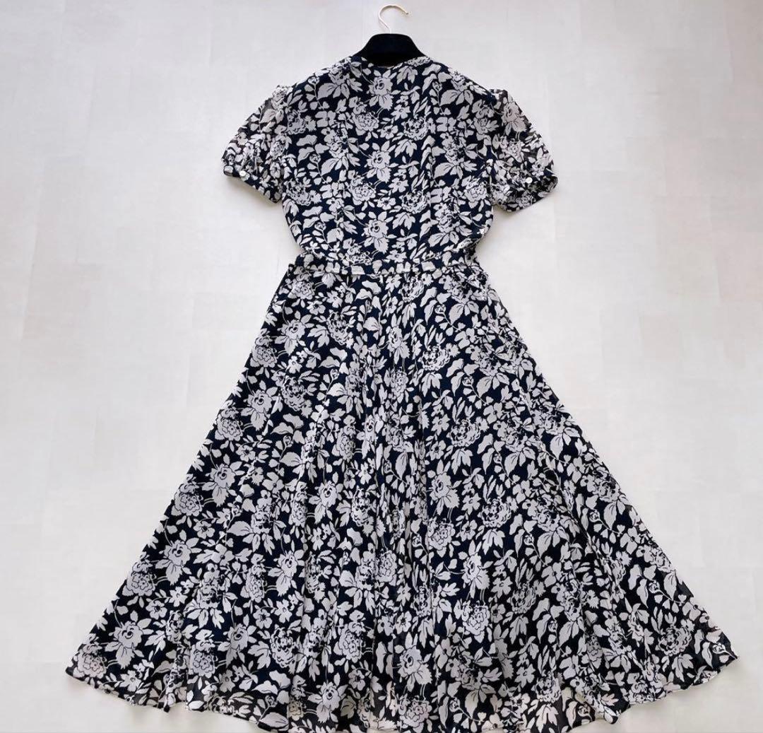 ポロラルフローレン　花柄ラップカシュクールワンピース