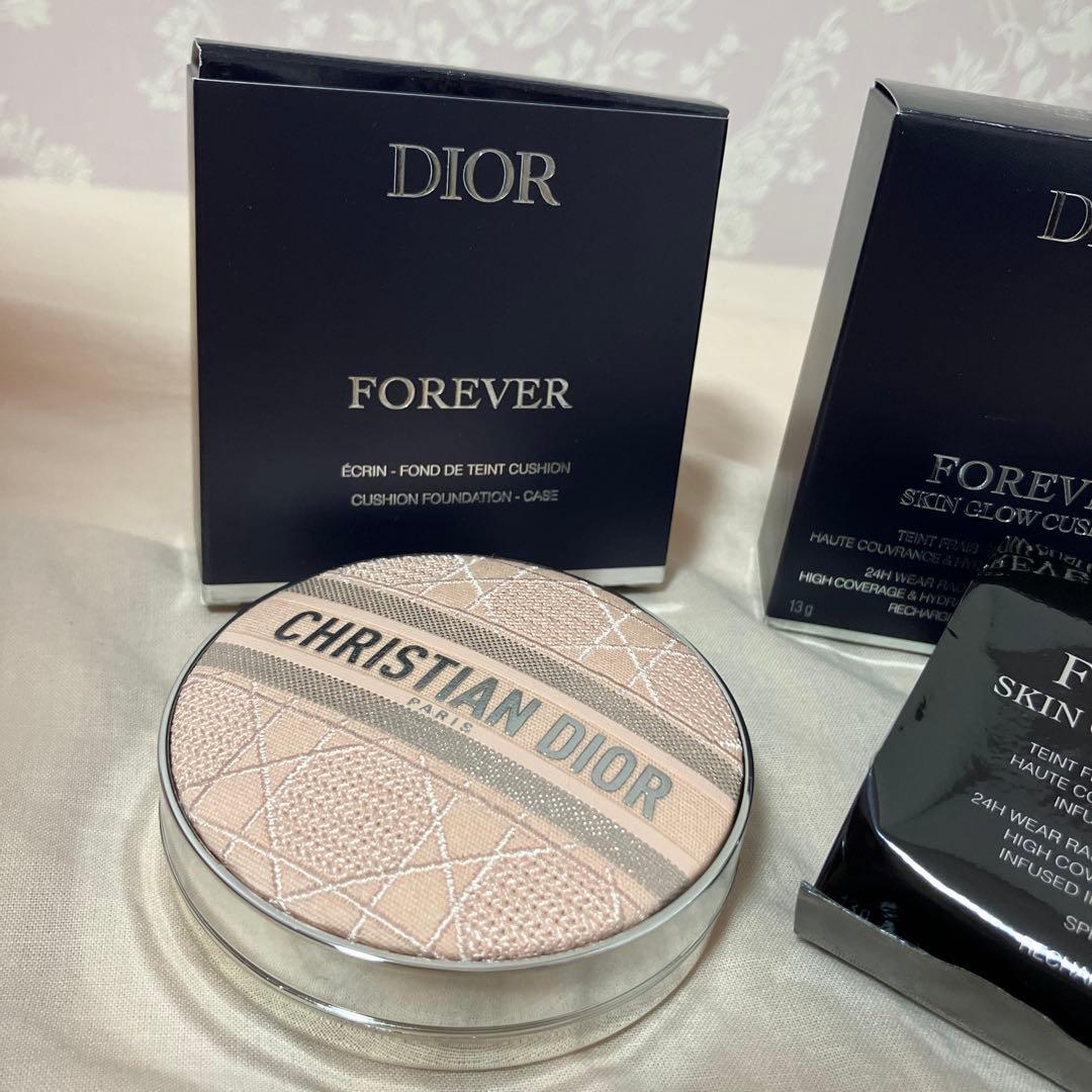 Diorディオールスキングロウクッションファンデ新品未開封ケースセット