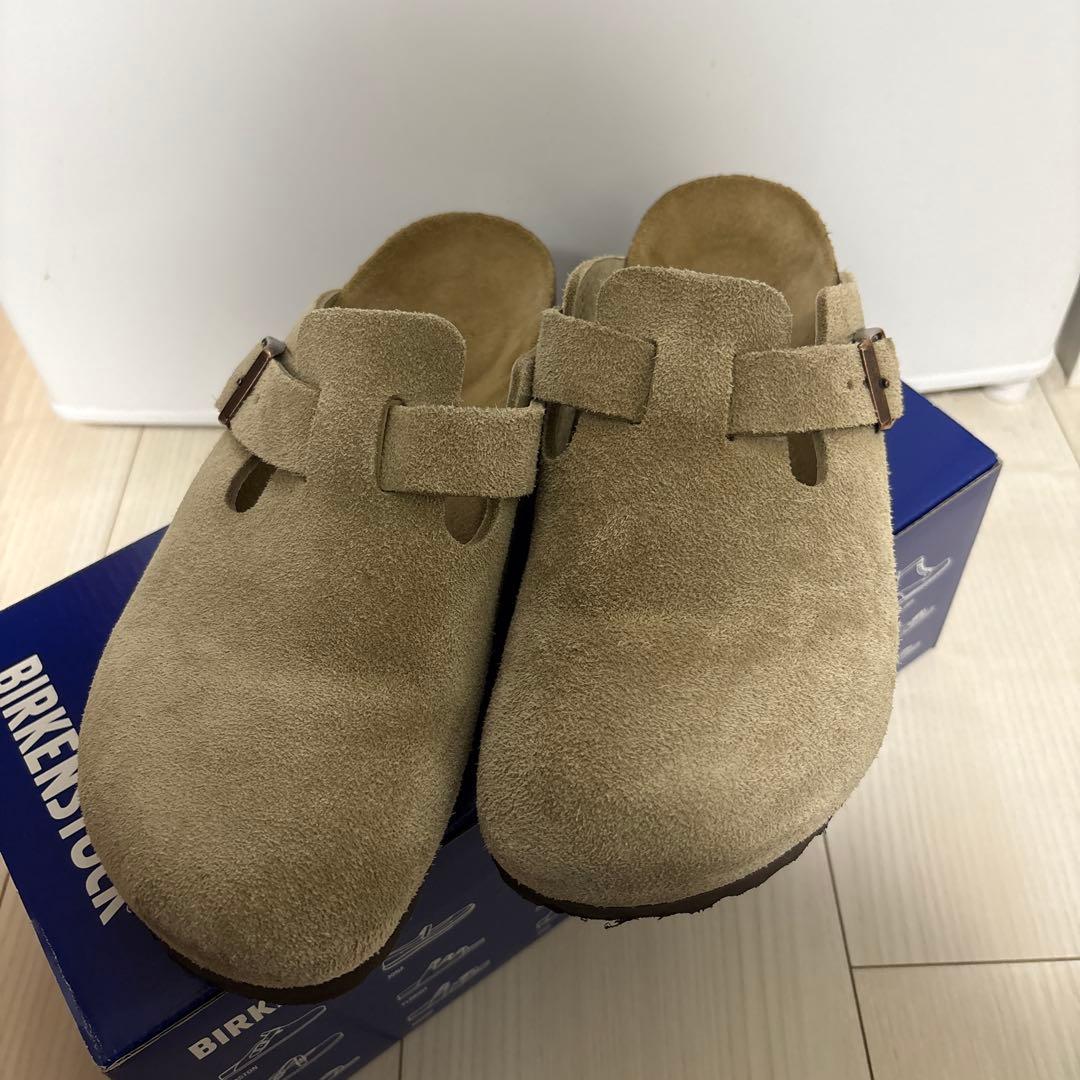 birkenstock ボストン トープ 38 ナロー