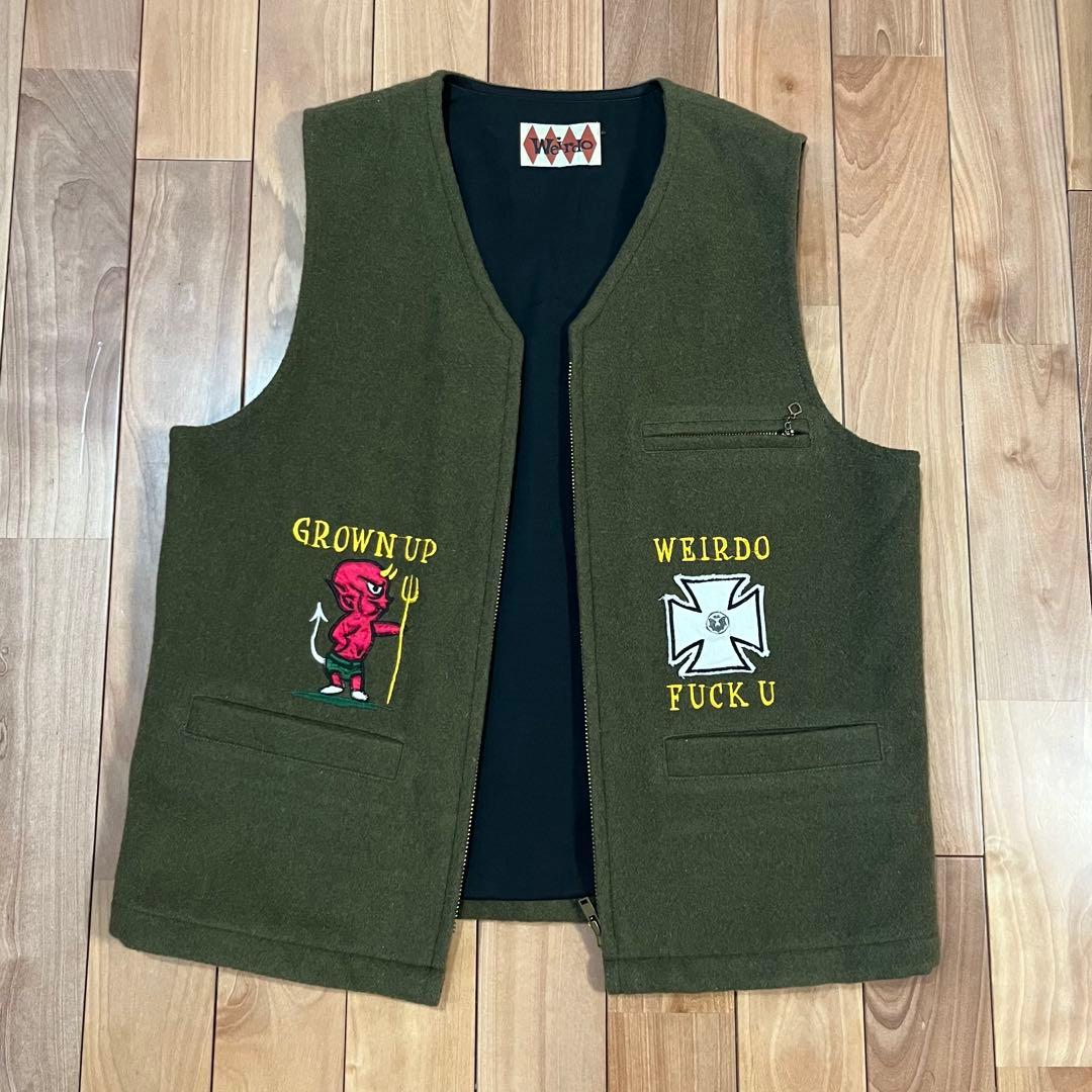 美品　Weirdo ウールベスト　L