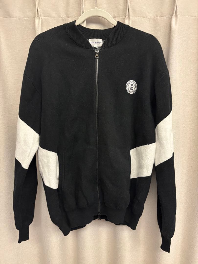 JB BACKロゴジャガードジップブルゾン ビッグロゴ