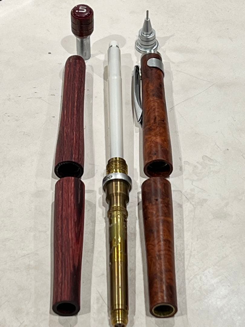 ヒンメルもういなかったわ、　S20 本花梨瘤６番　ノックボタン本花梨瘤