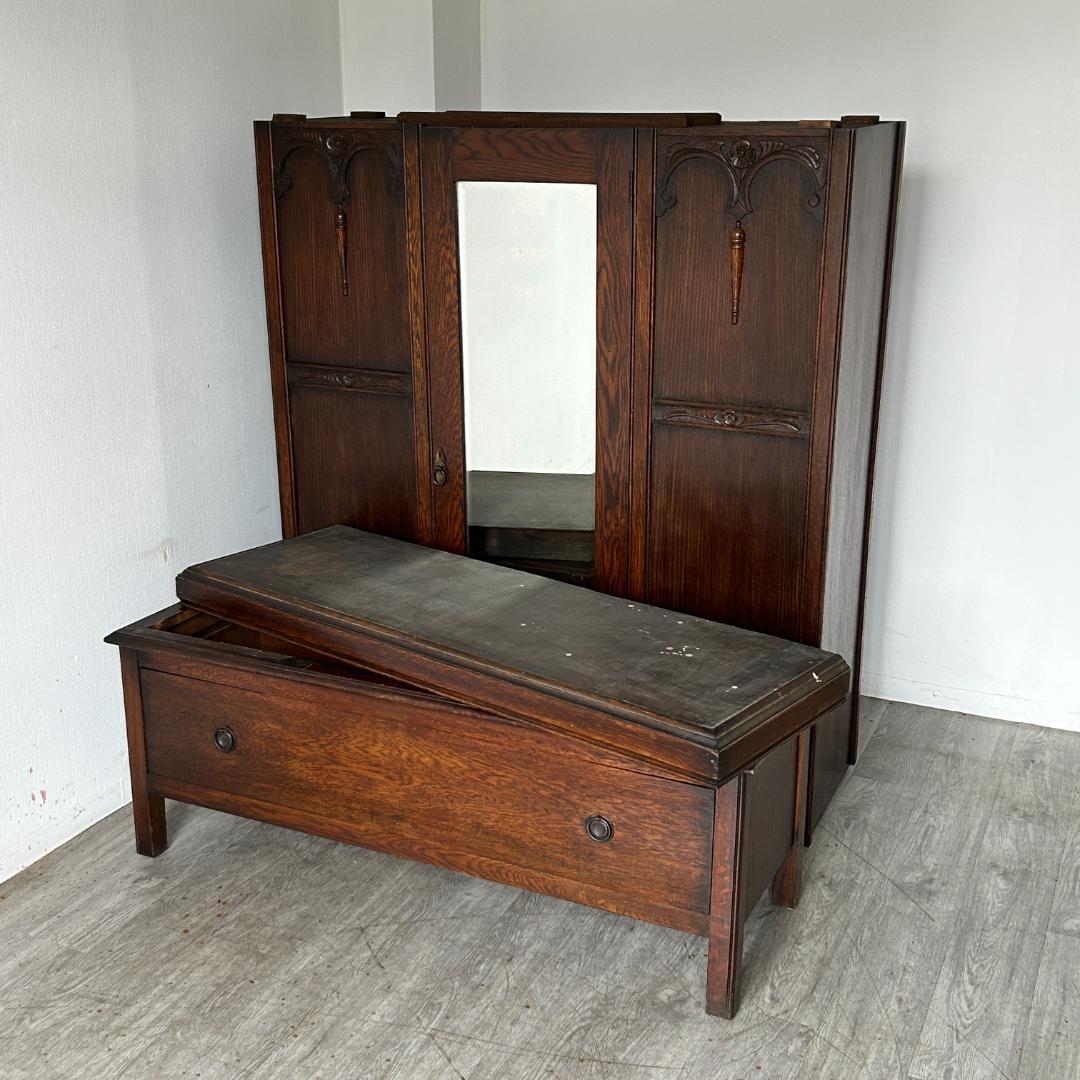 イギリス アンティーク家具 ワードローブ 1930年頃 830A
