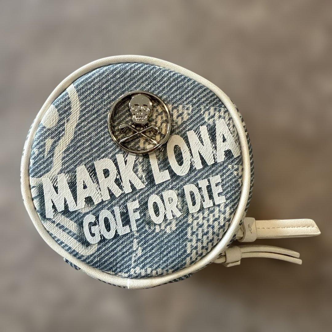 MARK LONA GOLF OR DIE デニムポーチ　ボールポーチ
