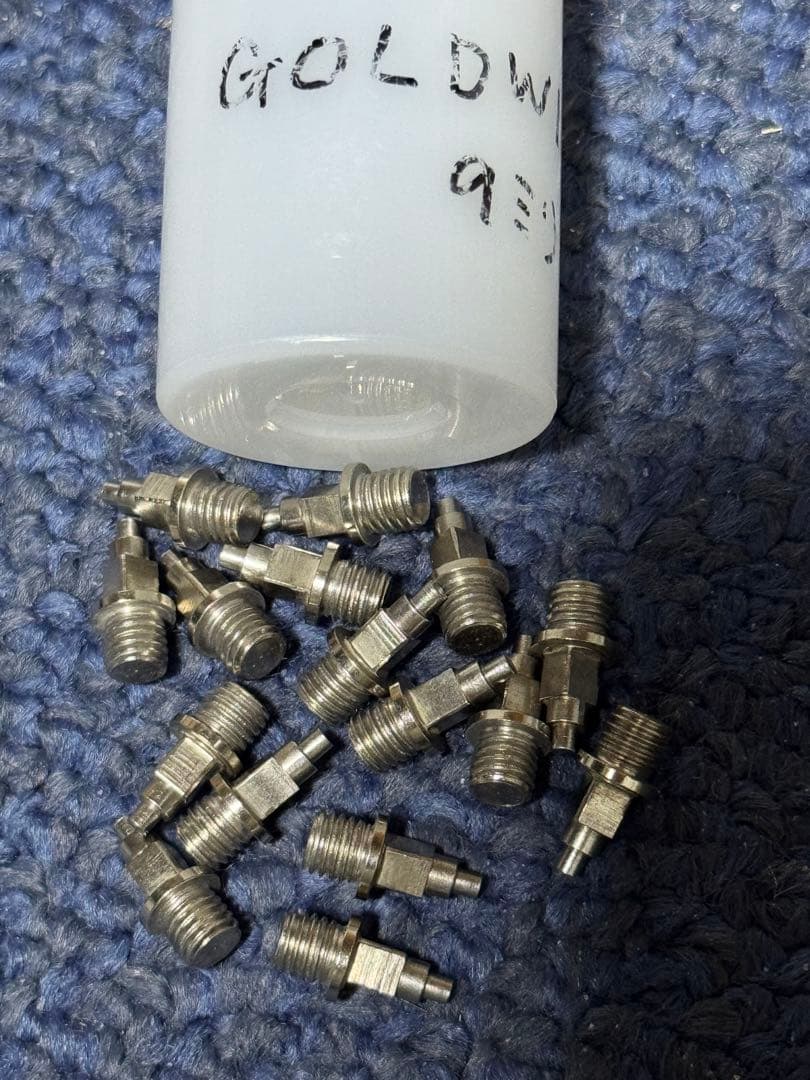 GOLDWIN カンガルー革のホワイト 陸上競技スパイク 短距離用 26.0cm