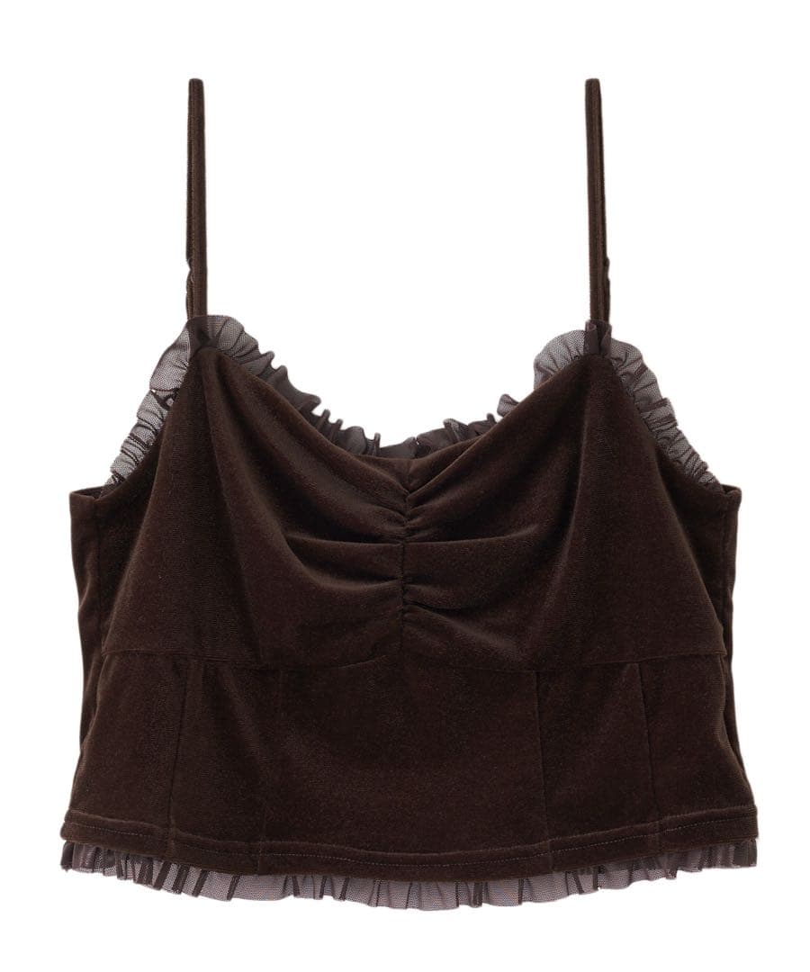 【新品未使用】完売商品！ココディール ベロアビスチェキャミソール