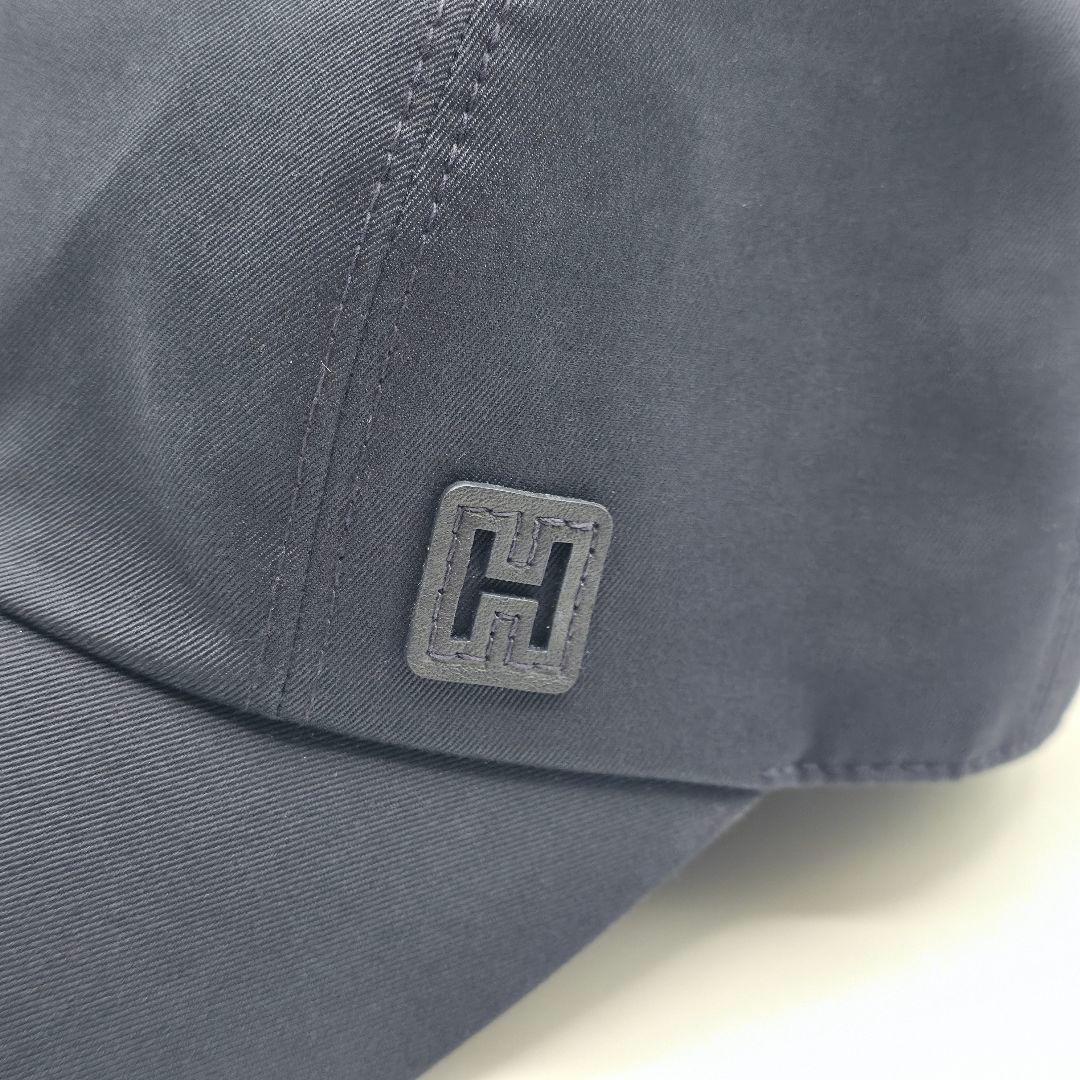 HERMES マイルス Hカット ベースボールキャップ ダークネイビー エルメス