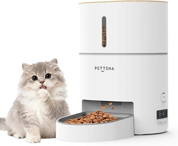 PETTENA 猫 自動給餌器 犬 タイマー式 コードレス　4L