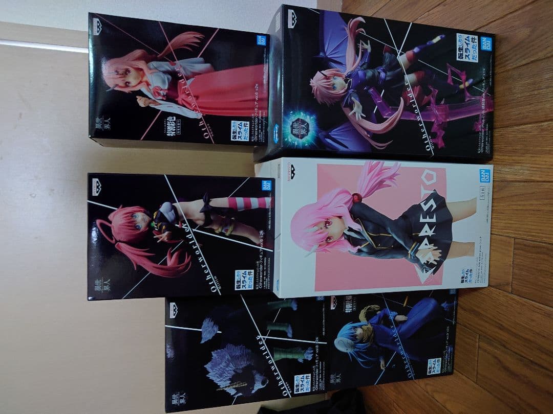 天スラのプライズ品　リムル　ランガ　ミリム　シュナ　全て未開封品