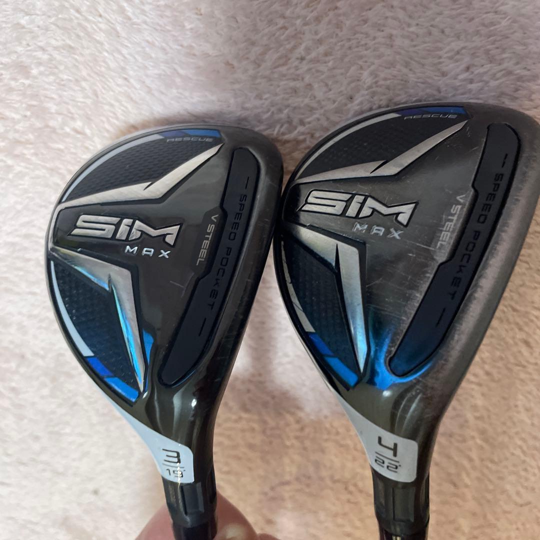 美品　SIM MAX ユーティリティ 4番・3番セット
