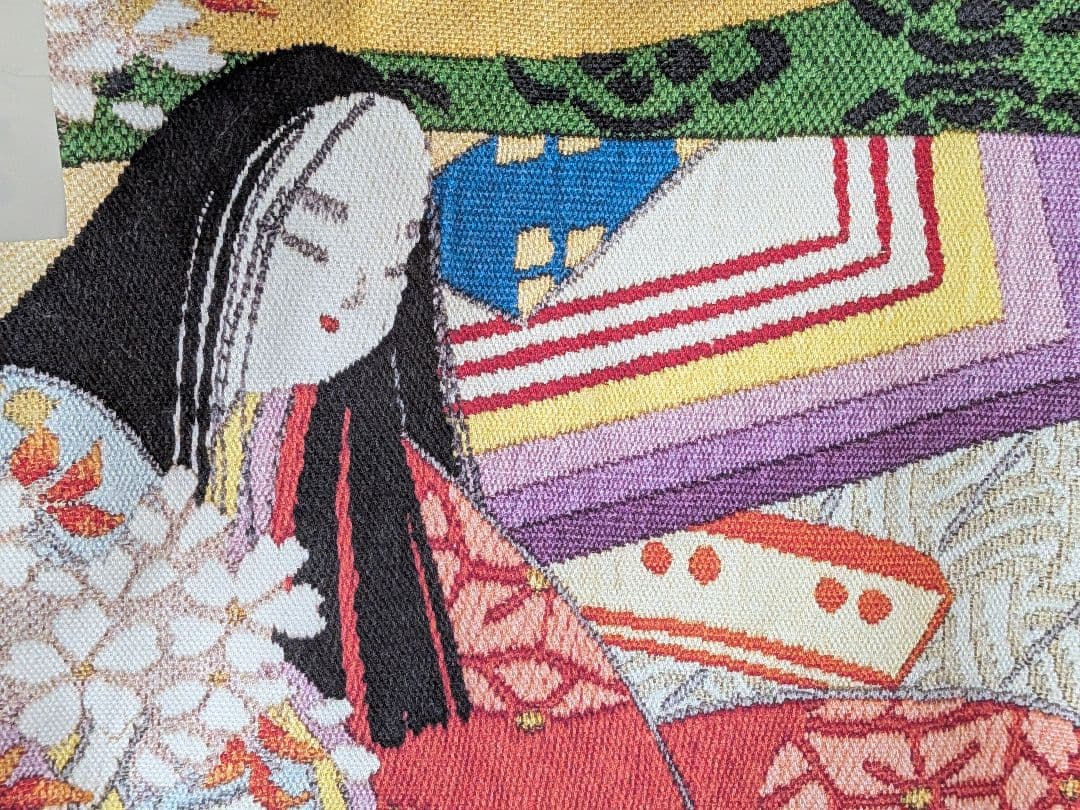 名匠山口伊太郎の源氏物語絵巻トートバッグ新品　パリギメ東洋美術館グッズ