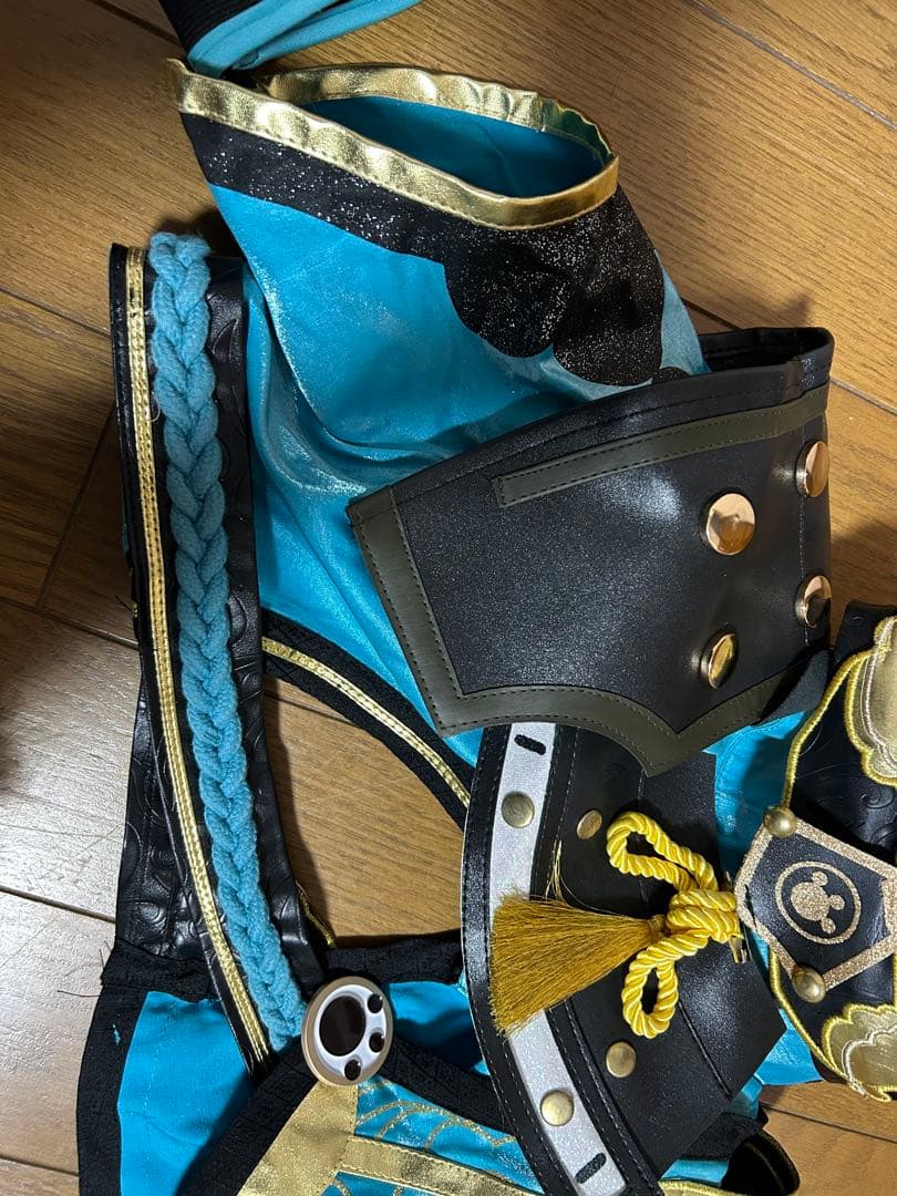 三分妄想【販売終了品】　原神　ゴロー　衣装　ウィッグ　耳2種類付き　下駄付き