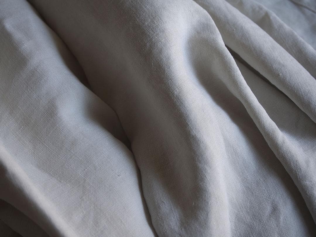 ニードルレースとクロス刺繍 シーツ ベッドリネンン ホワイトリネン/K167