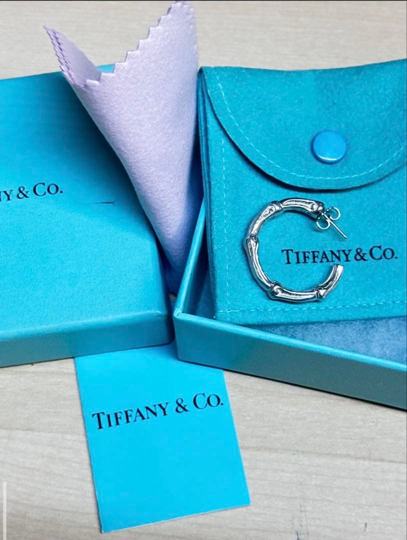 TIFFANY&Co. ティファニー バンブー フープピアス シルバー　ピアス