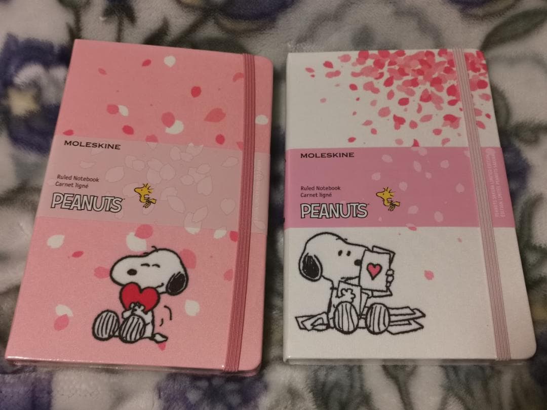 MOLESKINE限定版 スヌーピー PEANUTS 桜2冊セット