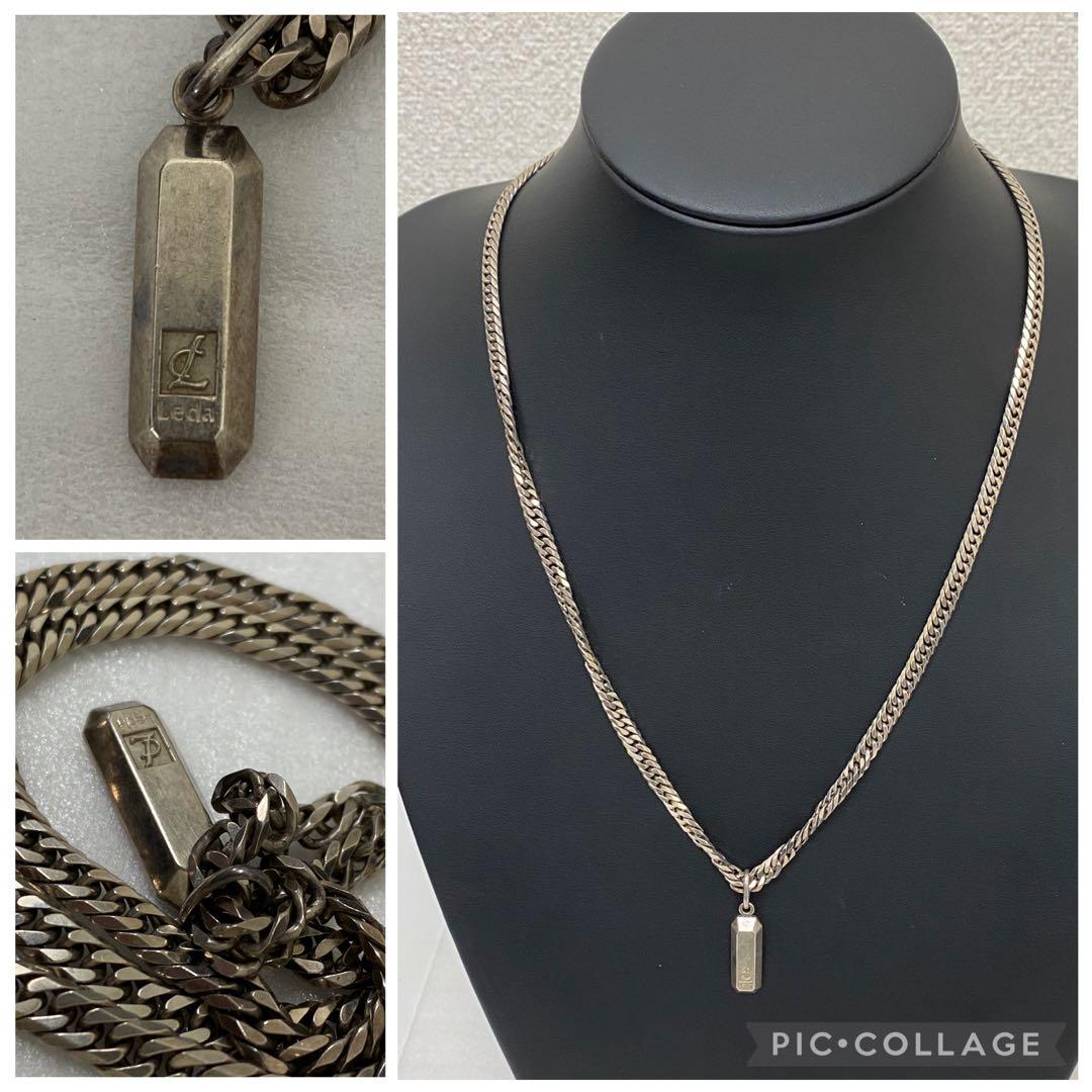 3-3122 シルバー925 Leda SILMA 喜平ネックレス