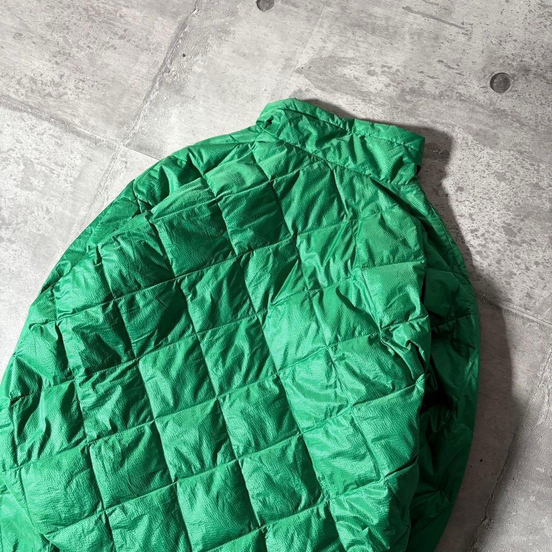 Columbia ダイヤキルト ダウンジャケット 短丈 ドローコード y2k 緑