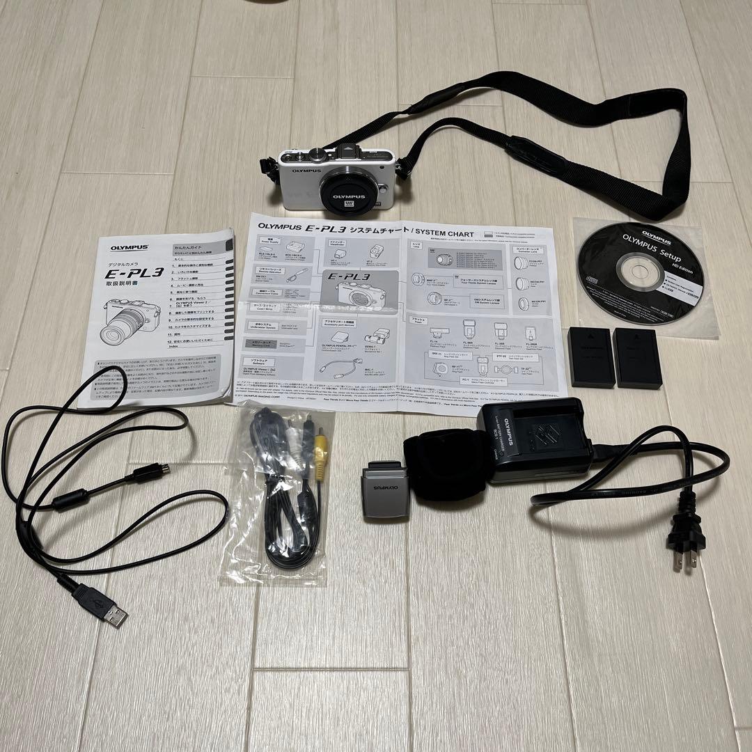 【引越し処分】OLYMPUS PEN E-PL3 本体／動作良好／付属品あり